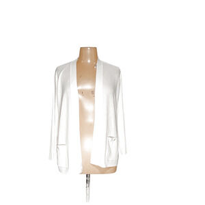 Anne Klein White Cardigan for Women - Size L